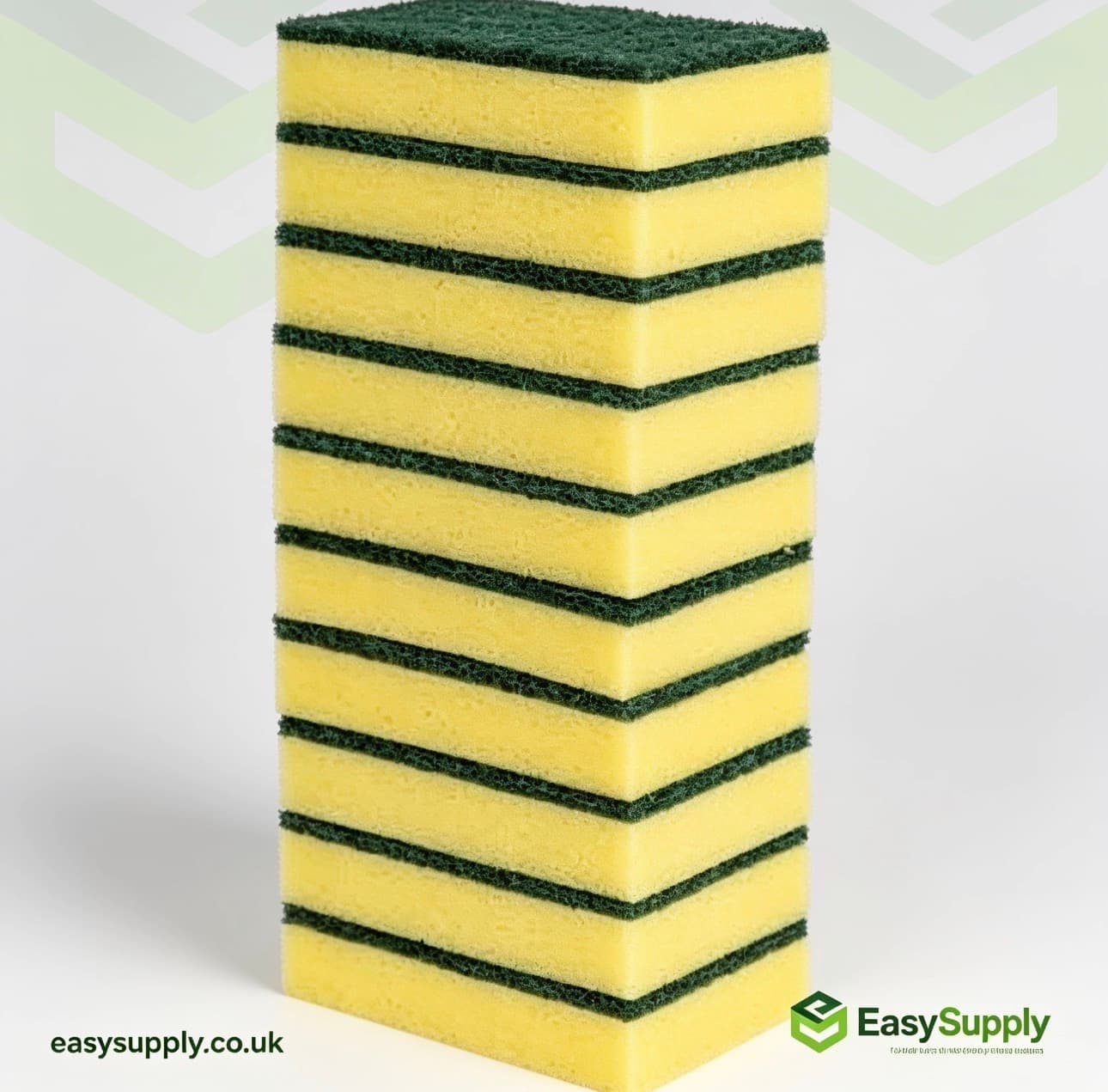 Sponge Scourers Yellow Green 1x6 Pack  - view 2