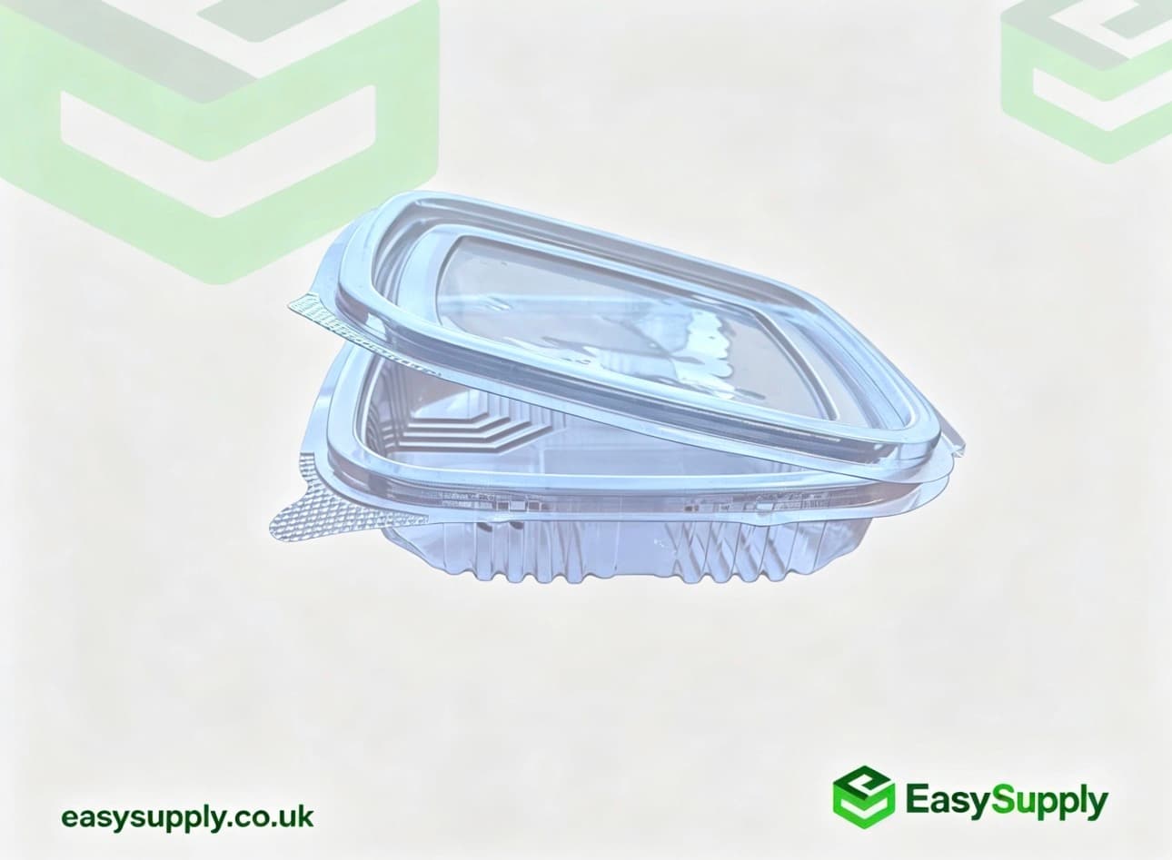 150 cc Clear Hinged Plastic Containers HD - view 6