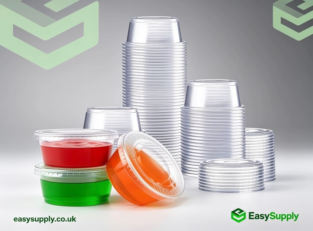 4 Oz Sauce Cups with Separate Lids HD 800pcs