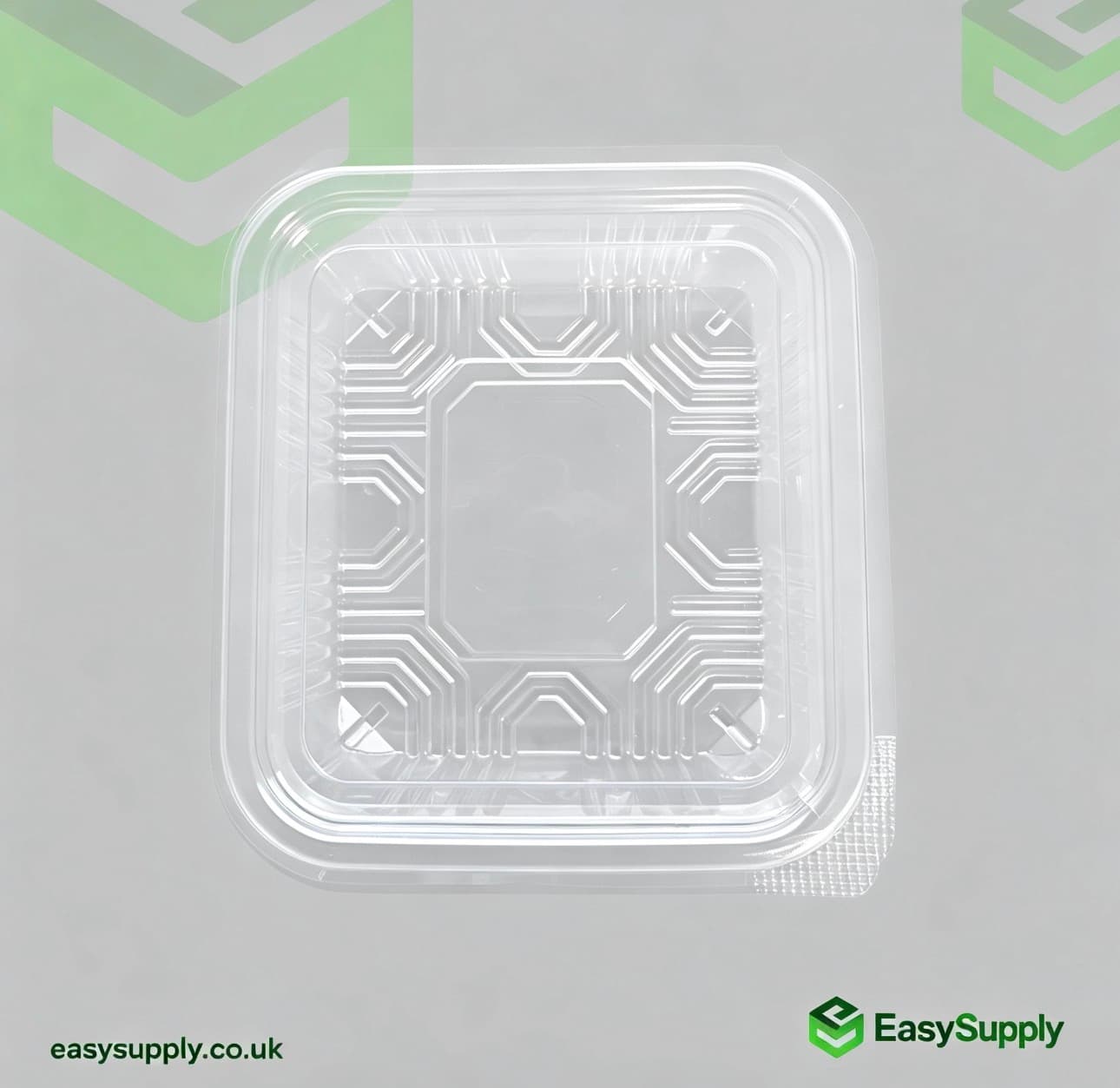 250 cc Clear Hinged Plastic Containers HD - view 4