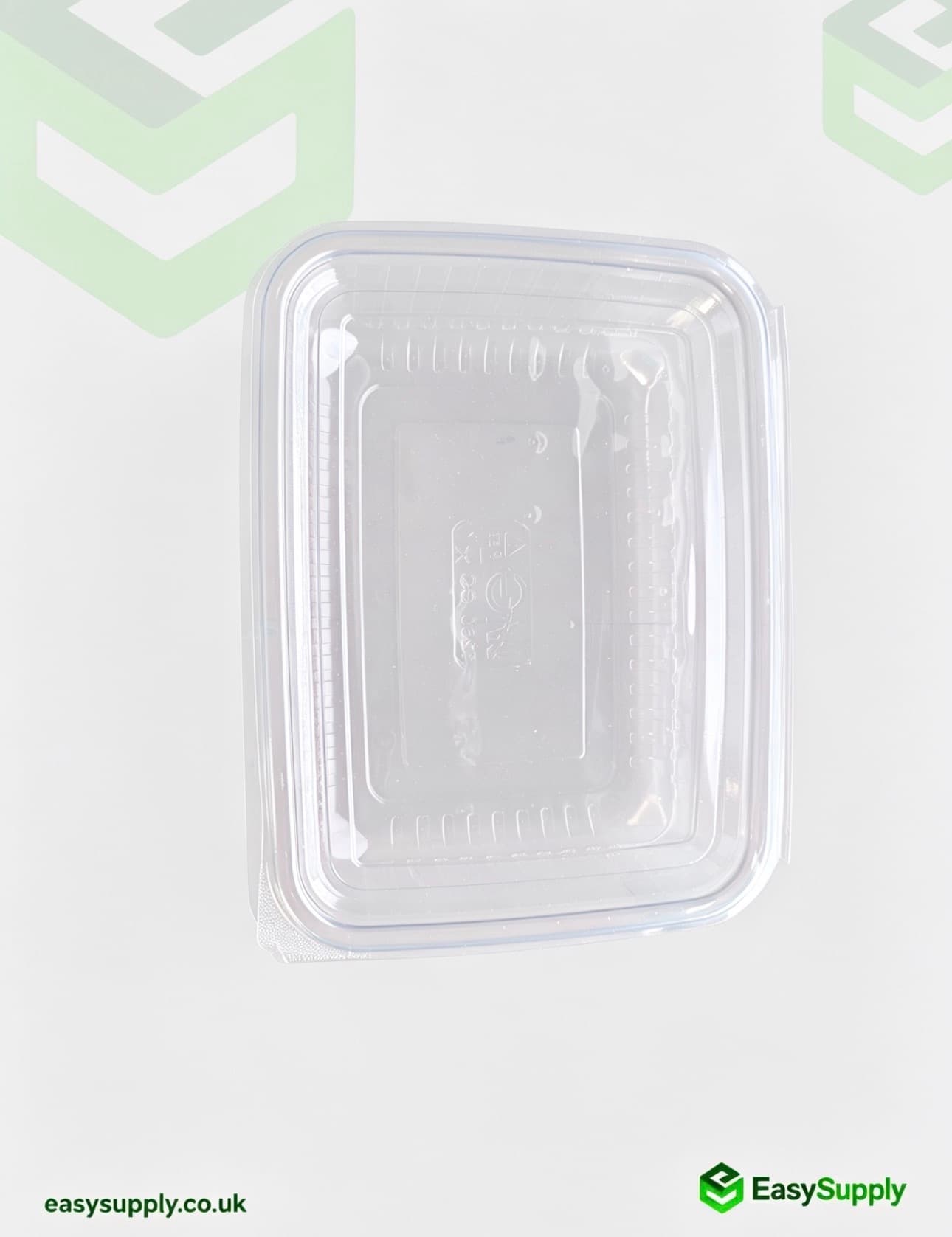 1250 cc Clear Hinged Plastic Containers HD - view 4