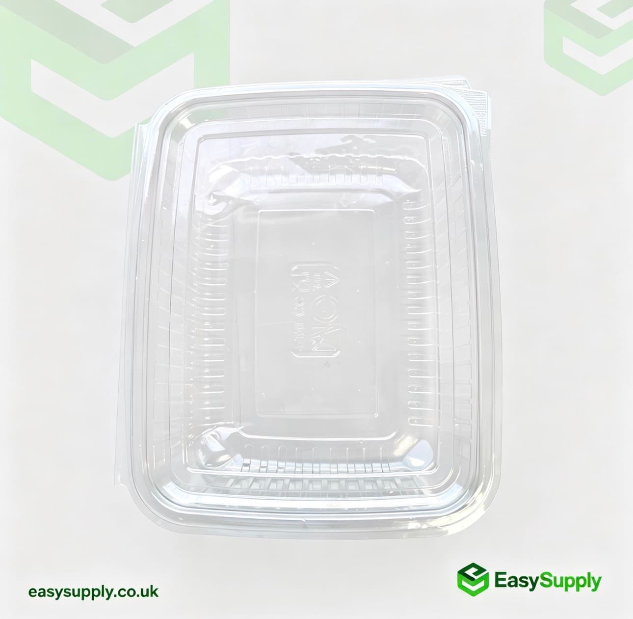 1500 cc Clear Hinged Plastic Containers HD - view 4
