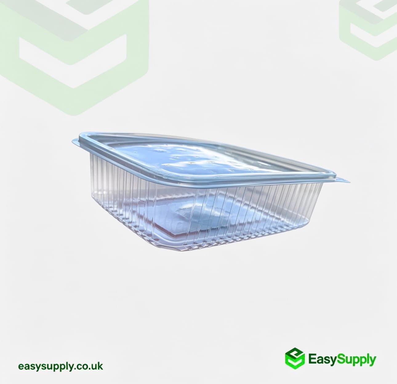1500 cc Clear Hinged Plastic Containers HD - view 7