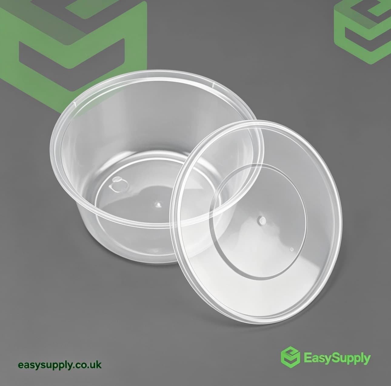 16 Oz Microwaveable Round Containers with Lids