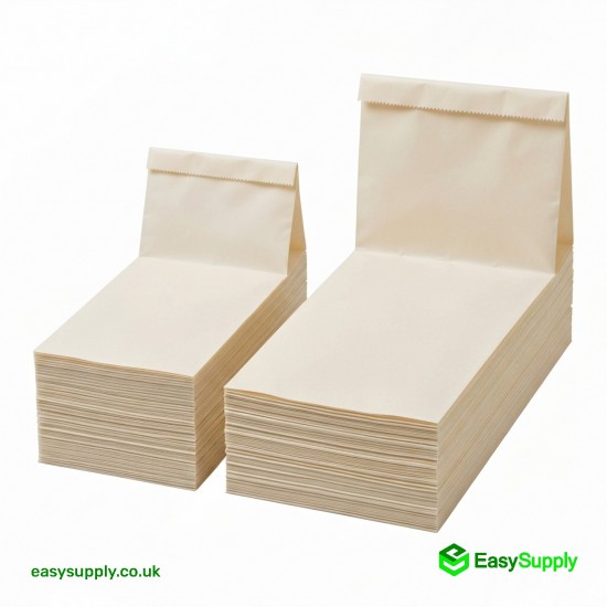19 x 21 Brown Paper Bags 475 mm x 525 mm 500 Pcs Approx Greaseproof Paper