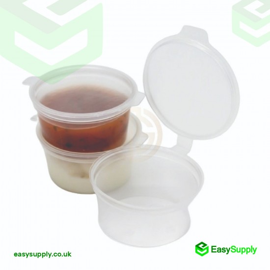 1 Oz Hinged Sauce Pots