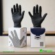 Black Nitrile Gloves Powder Free Large