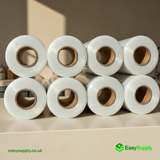 Very Tacky Pallet Wrap Clear 17 Micron 400 mm Extended Core 6 Roll
