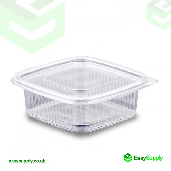 150 cc Clear Hinged Plastic Containers HD
