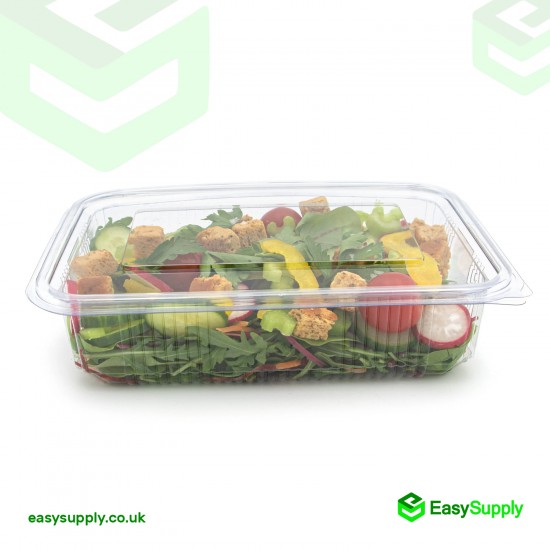 150 cc Clear Hinged Plastic Containers HD