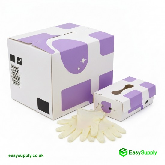 Clear Latex Powder Free Gloves Medical Large