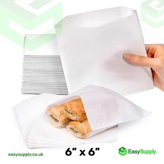 6" x 6" Greaseproof Paper Bags