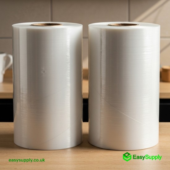 Machine Pallet Wrap 17 Micron 500 mm 250% Film Strech 16 kg Core:2 kg 30% Recycled