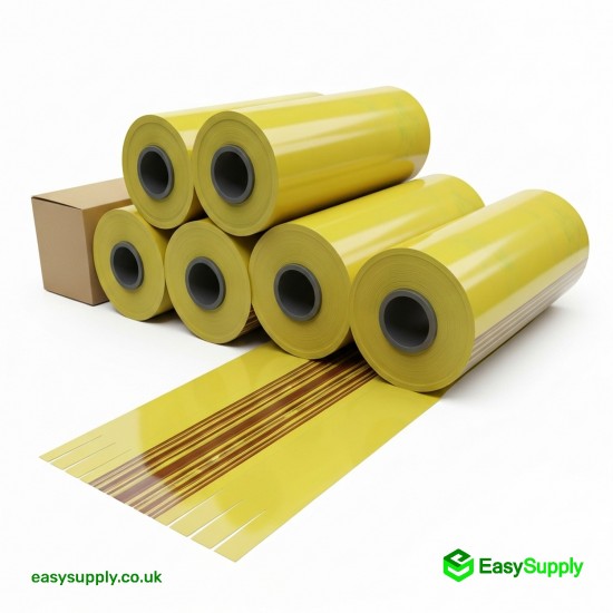 17 Micron Very Tacky Pallet Wrap 400 mm Standart Core Clear Hand Roll 6 Rolls