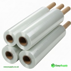 Very Tacky Pallet Wrap Clear 17 Micron 400 mm Extended Core 6 Roll