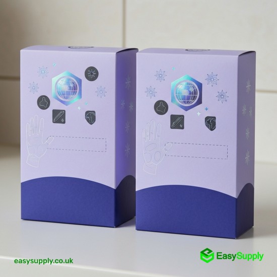 X-large Black Nitrile Powder Free Gloves