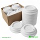 8 oz White Ripple Cup Lids 500 Pcs Cups
