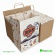 Fish&chips Twisted Handles White Paper Bags Jumbo Size 320 x 210 x 320 mm Foil Bags