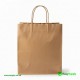 ENJOY Printed Twisted Handle Brown Paper Bags Large Size 260 x 140 x 300 mm Foil Bags