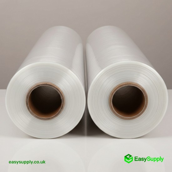 Very Tacky Pallet Wrap Clear 25 Micron 400 mm Extended Core 6 Roll