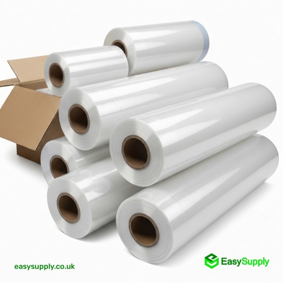 Very Tacky Pallet Wrap Clear 25 Micron 400 mm Extended Core 6 Roll