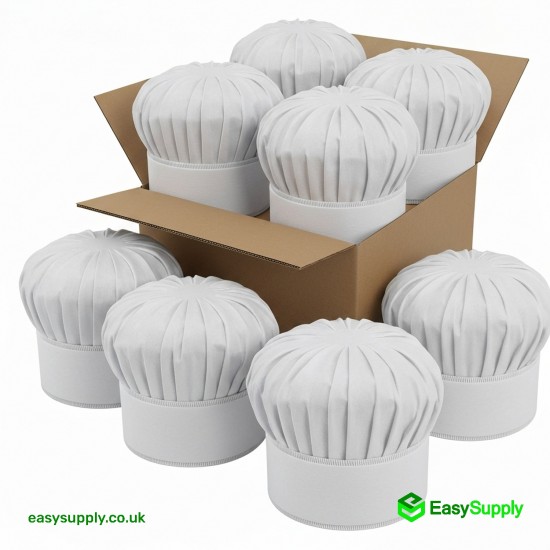 Chef Hat 10 x 100 Pcs Blue Line Cleaning Products