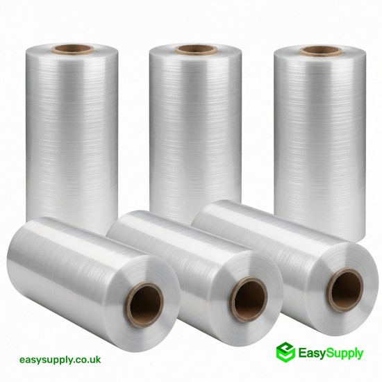 Very Tacky Pallet Wrap Clear 32 Micron 400 mm Extended Core 6 Roll