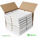 12 Plain White Premium Quality Pizza Boxes 100 Pcs