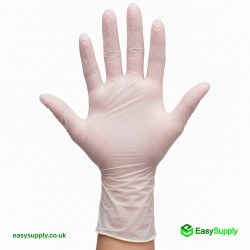 Large Black Vinyl Powder Free Gloves
