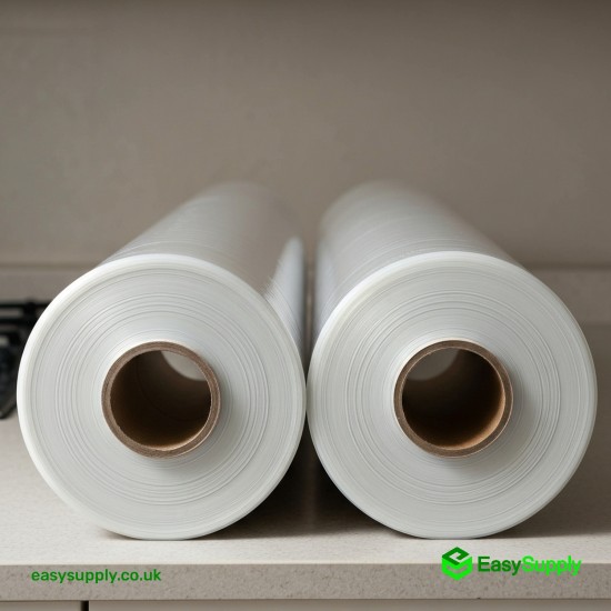 Pallet Wrap Clear Cast Hand Roll 16 Micron 400 mm Standard Core 6 Roll