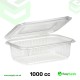 1000 cc Clear Hinged Plastic Containers HD