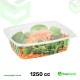 1250 cc Clear Hinged Plastic Containers HD