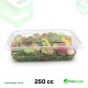250 cc Clear Hinged Plastic Containers HD