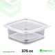 375 cc Clear Hinged Plastic Containers HD