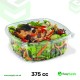 375 cc Clear Hinged Plastic Containers HD