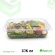 375 cc Clear Hinged Plastic Containers HD