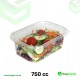 750 cc Clear Hinged Plastic Containers HD