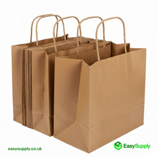 7 x 7 Brown Kraft Bag Greaseproof Paper