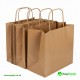 7 x 7 Brown Kraft Bag Greaseproof Paper