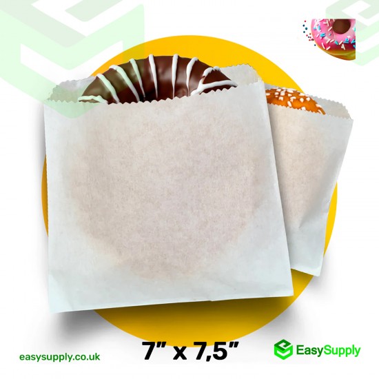 7" x 7,5" Greaseproof Paper Bags