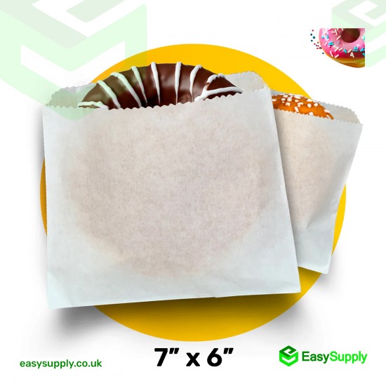 7" x 6" Greaseproof Paper Bags