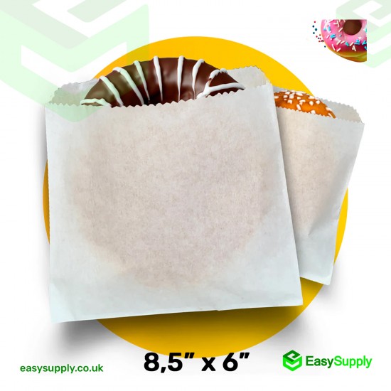 8,5" x 6" Greaseproof Paper Bags