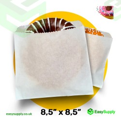 8,5" x 8,5" Greaseproof Paper Bags