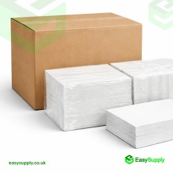 1 Ply Serviette 1/4 Fold 28 x 28 cm 10 x 400 Pcs Approx