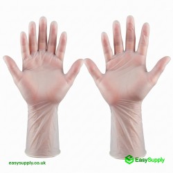 X-large Black Vinyl Powder Free Gloves