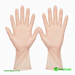 Small Black Vinyl Powder Free Gloves