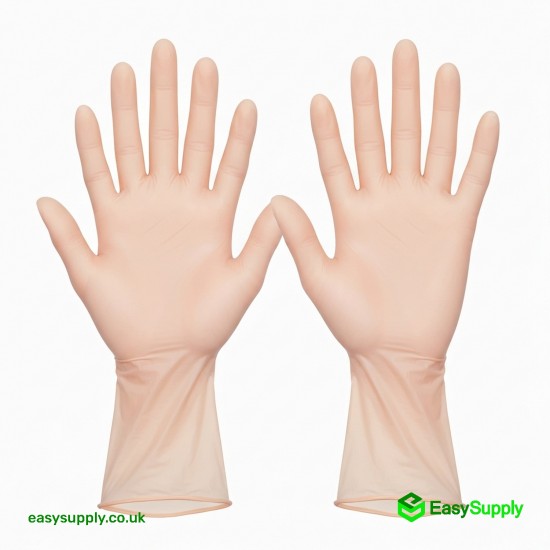 Small Black Vinyl Powder Free Gloves