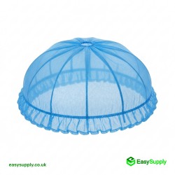 Non Woven Blue Mob Caps Double Stiched Blue Hairnet 100 x 10 Pcs 
