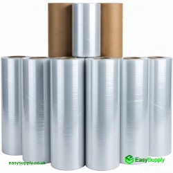Very Tacky Pallet Wrap Clear 14 Micron 400 mm Extended Core 6 Roll