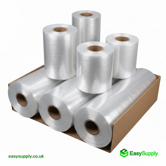 Very Tacky Pallet Wrap Clear 14 Micron 400 mm Extended Core 6 Roll